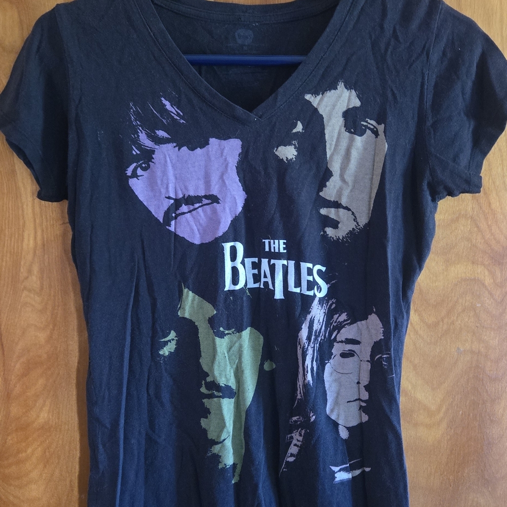 Black Beatles Graphic T-Shirt